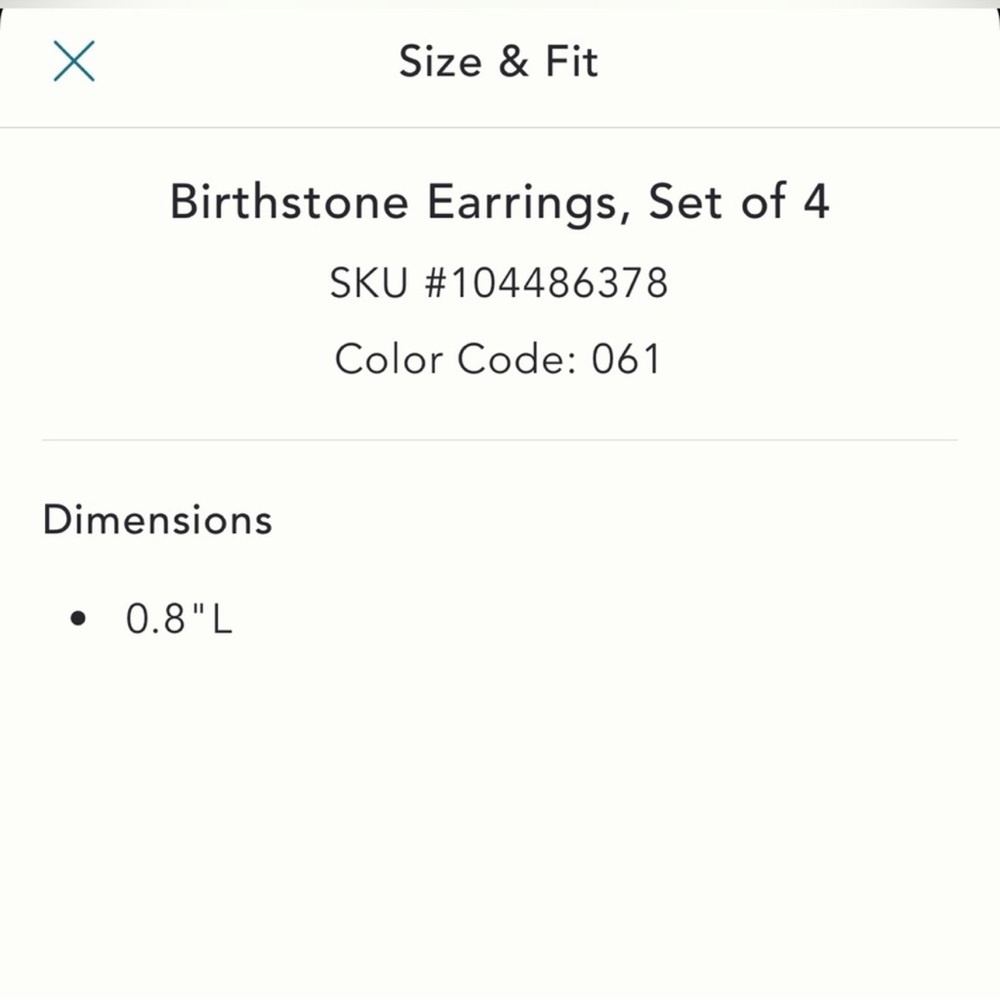 Anthropologie Garnet and Gold Earring Set - Picture 6 of 14